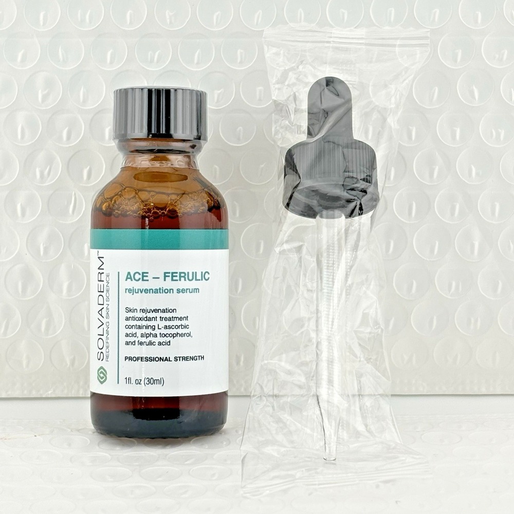 Solvaderm Ace-Ferulic Antioxidant Serum  Vitamin A, C, E + Ferulic Acid 1 fl oz‎